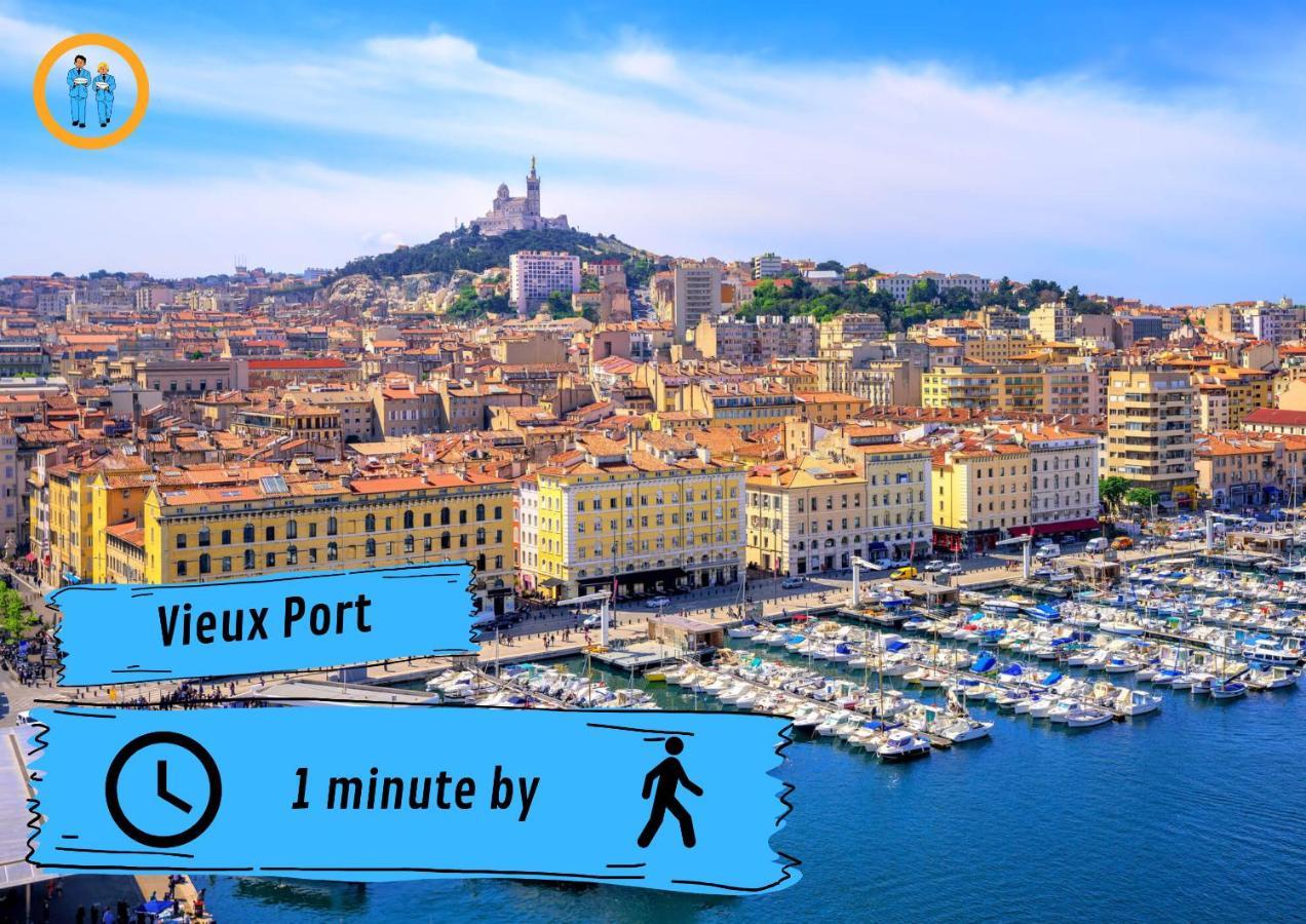 Hyper Centre Vieux Port - Loft - Les Freres De La Loc' Apartman Marseille Kültér fotó